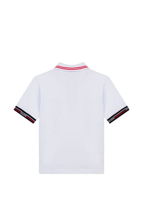 Polo con banda logo GCDS KIDS | C1BJQD527T007100B